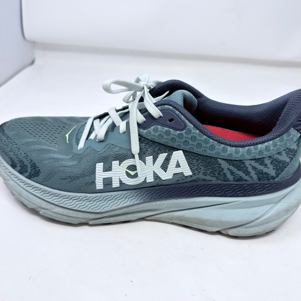 HOKA One One Challenger ATR 7 Mens 10.5 D Trail Running Shoes Gray Blue 1134497 - Picture 8 of 14